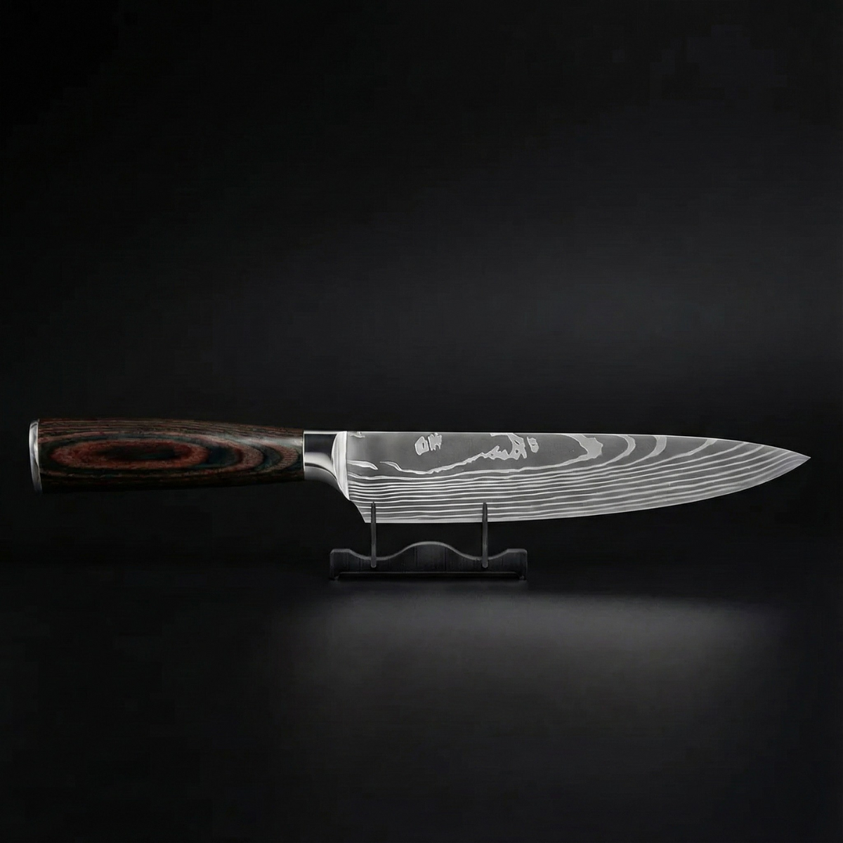 Japansk Damaskus-kockkniv – 20,5 cm precisionsblad