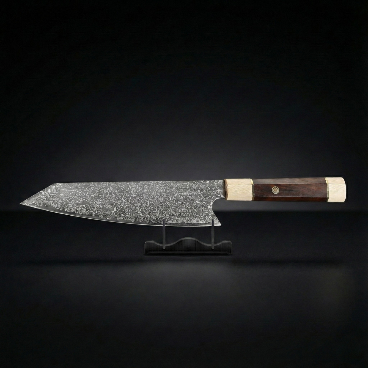 Kiritsuke Damascuskniv – 24 cm precisionsblad