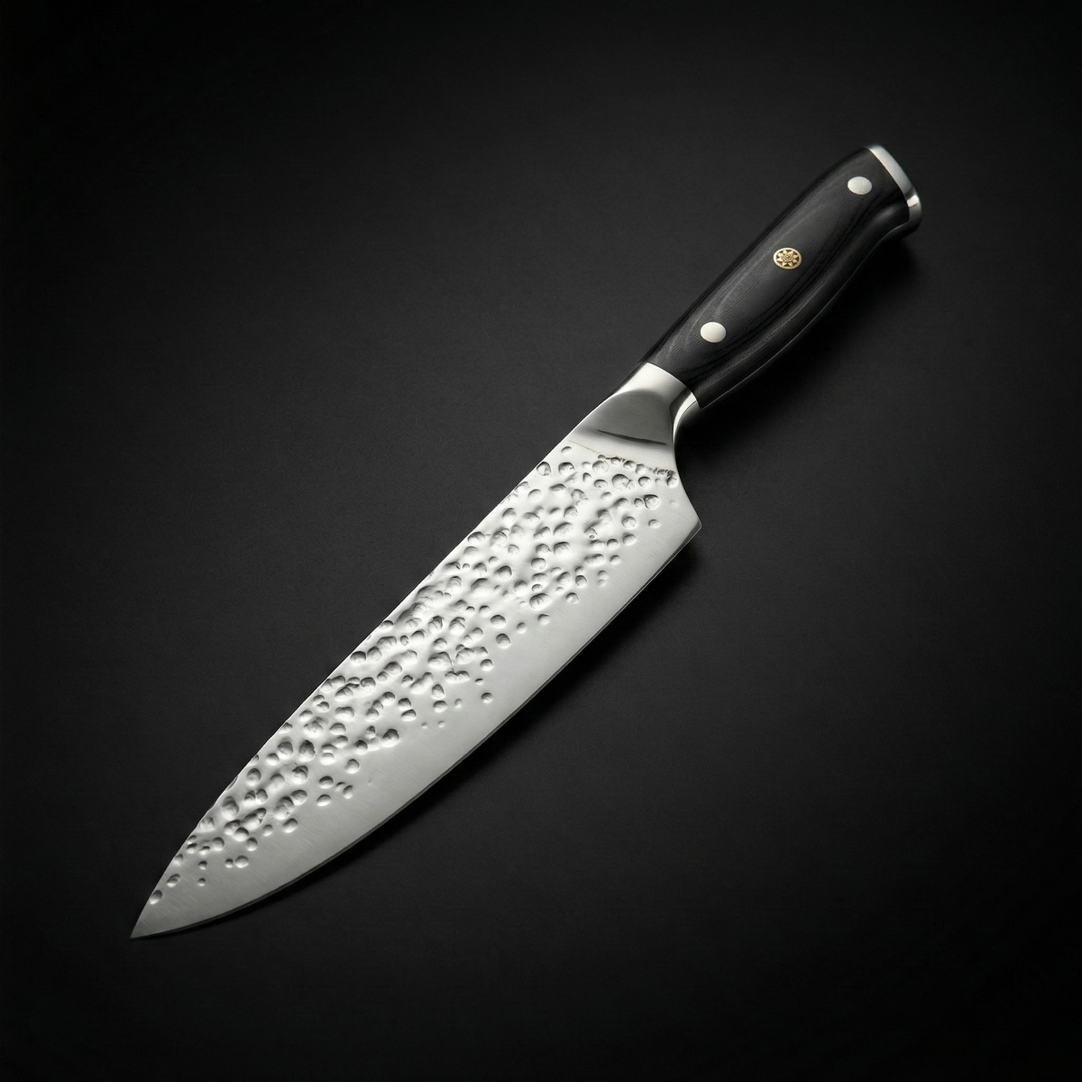Japansk hamrad kockkniv – 20 cm precisionsblad