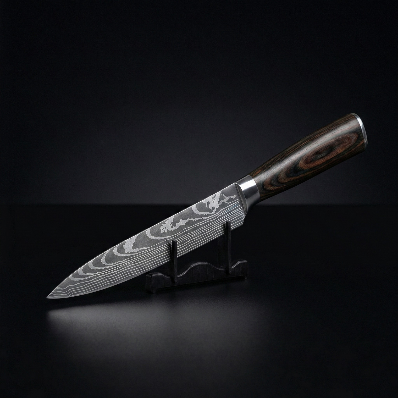 Premium Damascus kockkniv – 13 cm precisionsblad