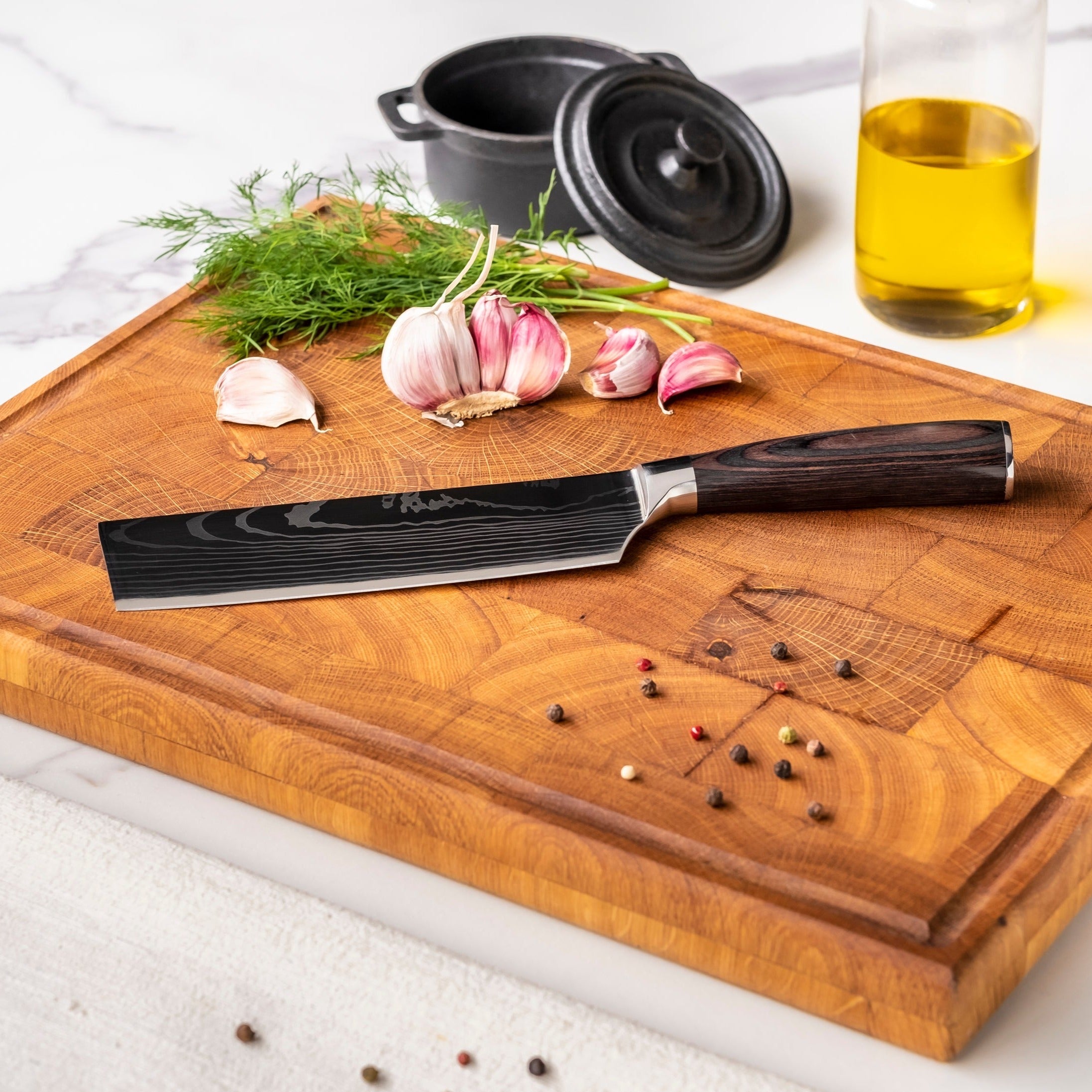 Japanskt Damaskusknivset – Precision Collection i 3 delar