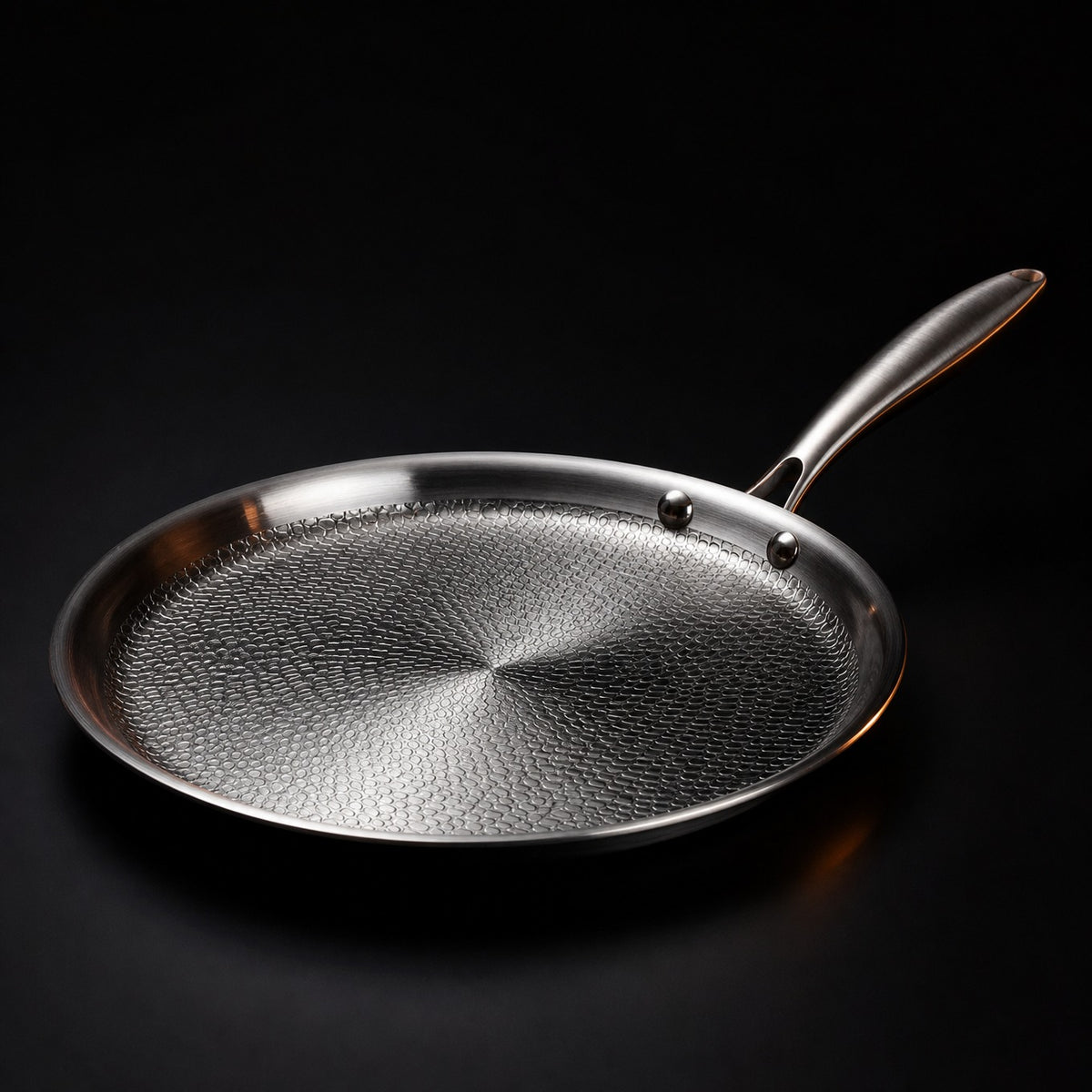 Handhamrad crêpepanna i titan