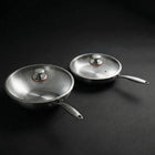 Handhamrat set i titan med wok och stekpanna (26 cm) samt redskap