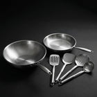 Handhamrat set i titan med wok och stekpanna (26 cm) samt redskap