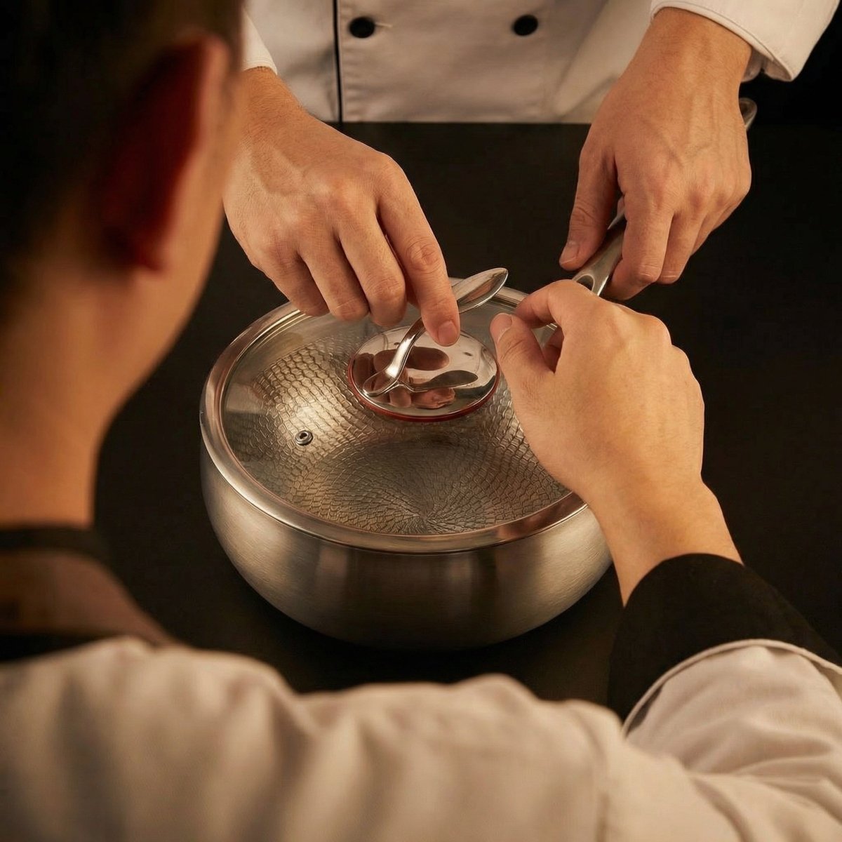 Hamrad sautépanna i titan